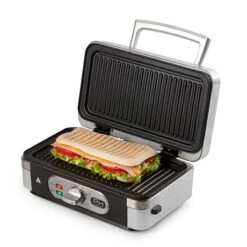 Domo Appareil 3 En 1 Grill, Gaufrier Et Croque-monsieur 30 Cm 1000 W DO9136C -Fournitures Cuisine Boutique 760233 3 3 Appareil 3 en 1 grill gaufrier et croque monsieur 30 cm 1000 W DO9136C Domo