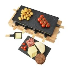 Appareil à Raclette Bamboo 8 Poêlons Et 2 Double Poêlons 1500 W KCWOOD.8.MAXI -Fournitures Cuisine Boutique 760305 4 4 Appareil a raclette Bamboo 8 poelons et 2 double poelons 1500 W KCWOOD 8 MAXI Kitchen Chef Professional