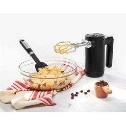 KitchenAid Batteur à Main électrique Sans Fil 7 Vitesses Noir Réglisse 5KHMB732EBM -Fournitures Cuisine Boutique 760357 2 1 Batteur a main electrique sans fil 7 vitesses noir reglisse 5KHMB732EBM Kitchenaid
