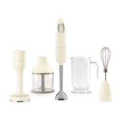 Smeg Mixeur Plongeant Avec Accessoires 700 W HBF22RDEU Crème