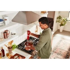 KitchenAid Mixeur Plongeant Sans Fil Rouge Empire 5KHBBV53EER -Fournitures Cuisine Boutique 761120 4 1 Mixeur plongeant sans fil rouge empire 5KHBBV53EER Kitchenaid