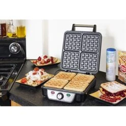 Bestron Gaufrier XXL 1100 W ASW281 -Fournitures Cuisine Boutique 780000 3 1 Gaufrier XXL 1100 W ASW281 Bestron