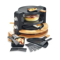 Raclette Ronde Multifonction 10 Poêlons 1500 W -Fournitures Cuisine Boutique 780193 4 1 Raclette ronde multifonction 10 poelons 1500 W Kitchen Chef Professional