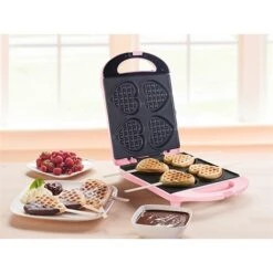 Bestron Gaufrier 4 Petits Coeurs 780 W -Fournitures Cuisine Boutique 780205 3 2 Gaufrier 4 petits coeurs 780 W Bestron