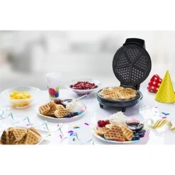 Bestron Gaufrier Petits Cœurs AWM700S 700 W -Fournitures Cuisine Boutique 780228 4 1 Gaufrier petits c urs AWM700S 700 W Bestron
