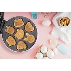 Bestron Mini Gaufrier 7 Animaux 700 W Sweet Dreams Rose -Fournitures Cuisine Boutique 780266 2 1 Mini gaufrier 7 animaux 700 W Sweet Dreams rose Bestron