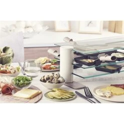 Raclette 8 Personnes Transparence MINERAL -Fournitures Cuisine Boutique 780284 2 1 Raclette 8 personnes Transparence MINERAL Lagrange