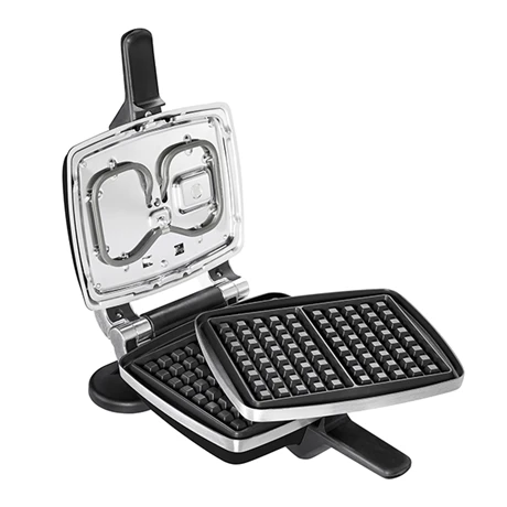 Gaufrier électrique Super 2 Antiadhésif 2 Plaques (gaufres Et Croque-monsieur) Avec Pique 2 Gaufrier électrique Super 2 Antiadhésif 2 Plaques (gaufres Et Croque-monsieur) Avec Pique – Image 2